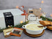 Baked Mozzarella and Ricotta Gift Box - DIY Cheese Kit, Ceramic Crock, Wood Spreader, Truffle and Smoked Salts