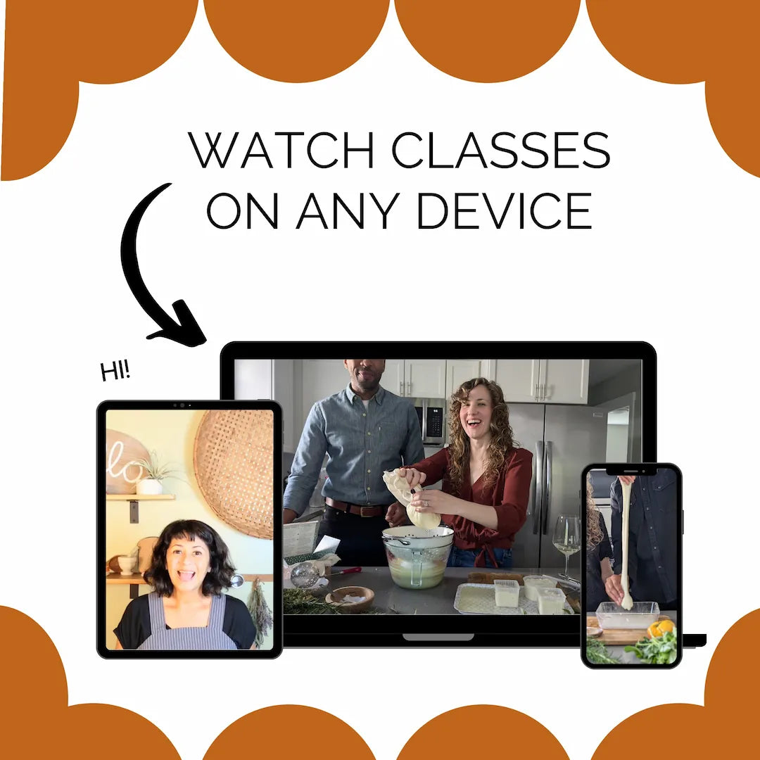 Deluxe One Hour Cheese Kit + On-Demand Classes