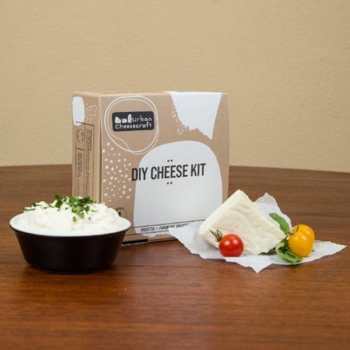 Mini Cheesemaking Kit - 4 Batches Farmers' Cheese & Ricotta - (cow milk)