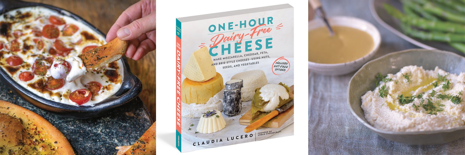 one hour dairy free cheese vegan paleo claudia lucero portland oregon