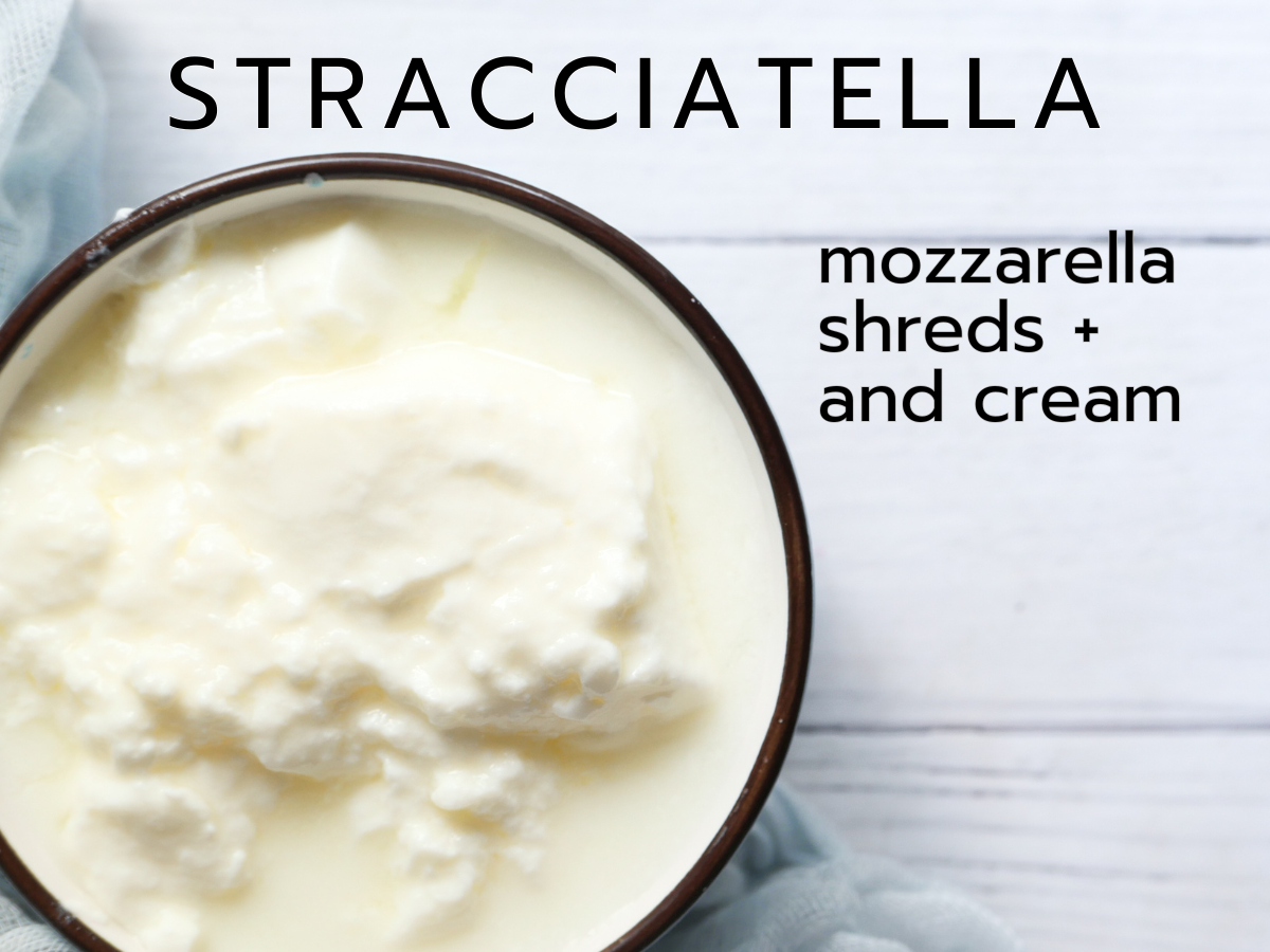 Stracciatella - The Best Substitute for Burrata Made in 5 Minutes