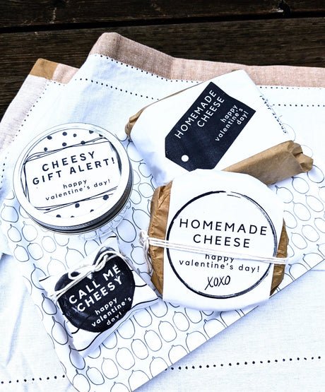 Make DIY Cheese Gifts for Valentine's Day With Free Printable Labels