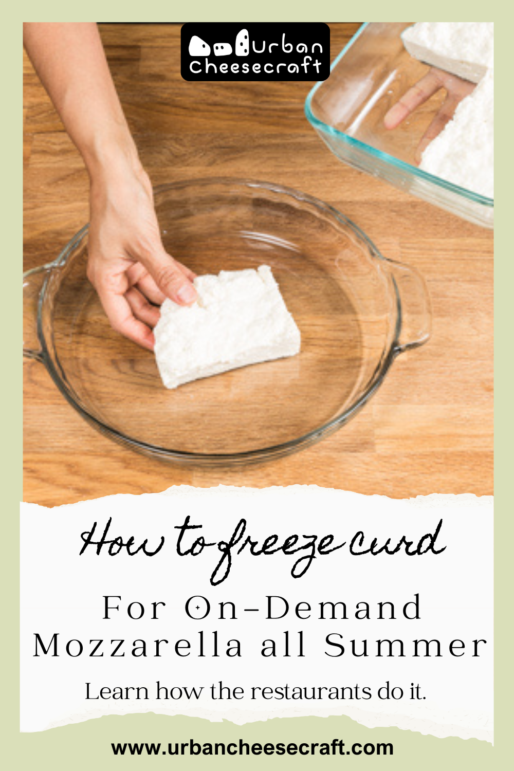 Make Two Minute Mozzarella, Freeze Some Curd (Genius Hack)