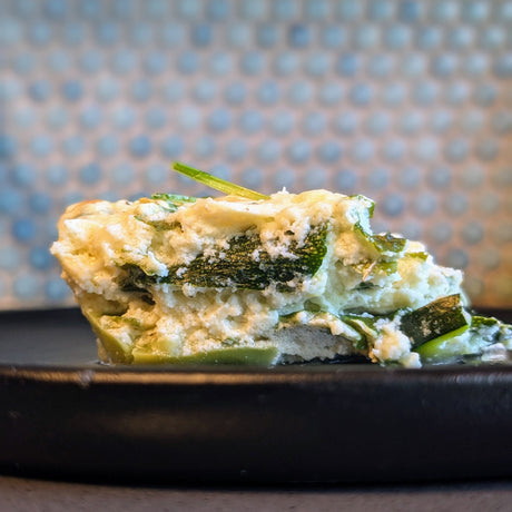 No Bake Ricotta Zucchini Pie