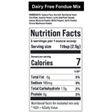 Dairy Free Fondue Mix, Vegan, Paleo, Gluten Free, Nut Free, 12 Batches