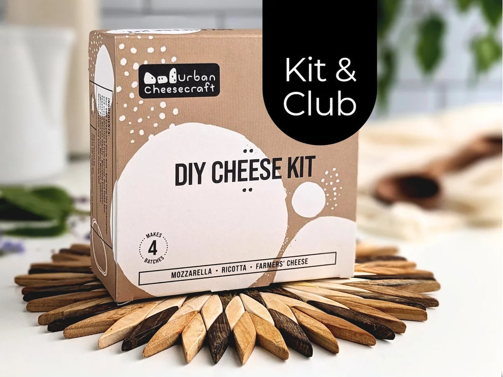 3-Month DIY Cheese Club Gift | Mozzarella, Ricotta & Farmers Cheese Kit + 3 Online Classes