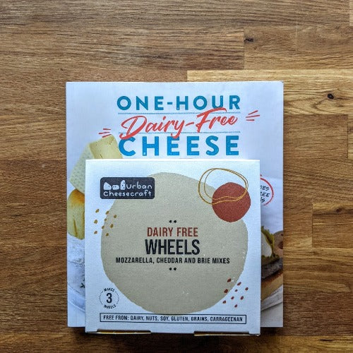 Bundle (Dairy- Free) - One Hour Dairy Free Cheese Book and Wheels Kit