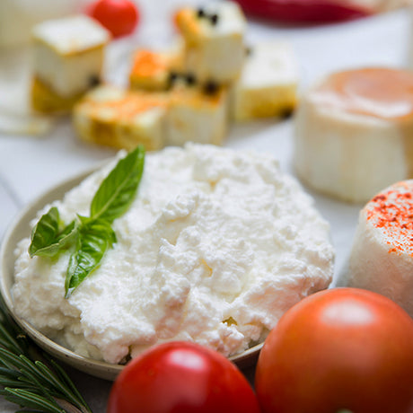 Mini Cheesemaking Kit - 4 Batches Farmers' Cheese & Ricotta - (cow milk)