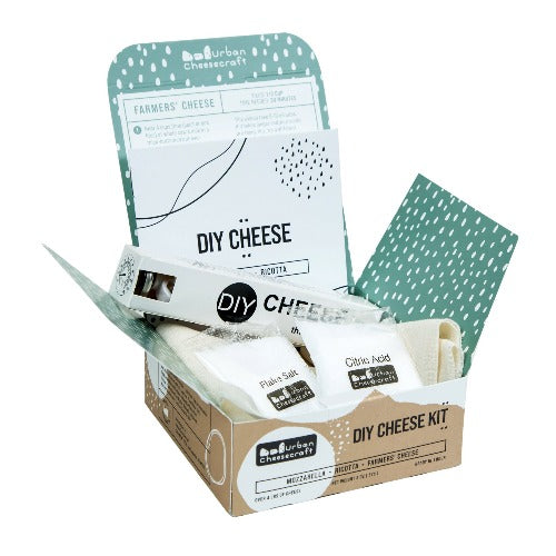 Mozzarella, Ricotta & Farmers' Cheesemaking Kit (cow or goat milk)