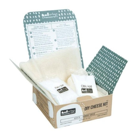 Mini Cheesemaking Kit - 4 Batches Farmers' Cheese & Ricotta - (cow milk)