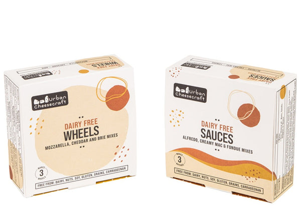 Bundle - Dairy Free Wheels & Sauces Kits - Make 3 Sauces & 3 Wheels - Vegan, Paleo, Gluten-Free